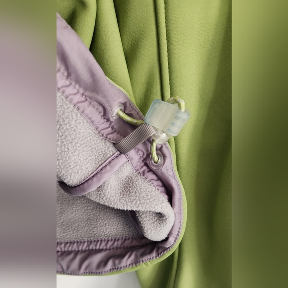 LL BEAN Windstopper Zip Front Lime Green Women's Jacket Size M Reg - Picture 7 of 10